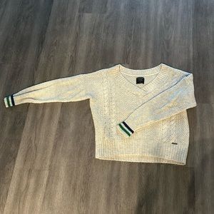 Abercrombie cable knit V- neck sweater